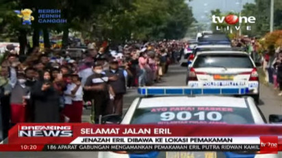 Takjub! Ribuan Orang Iringi Jenazah Eril, Ini Amalan rahasianya
