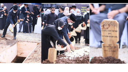 Momen Ridwan Kamil Proses Pemakaman Eril, Beri Pesan Menyentuh Atalia Praratya: Semoga Aa Tenang di Surga