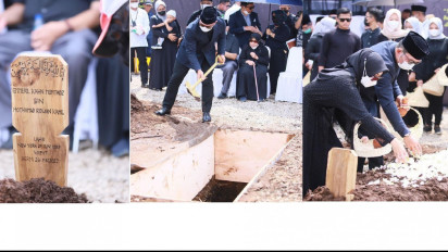 Momen Menyentuh Antarkan Jenazah Eril ke Pemakaman, Ridwan Kamil: Hatur Nuhun atas Memori dan Pelajaran itu