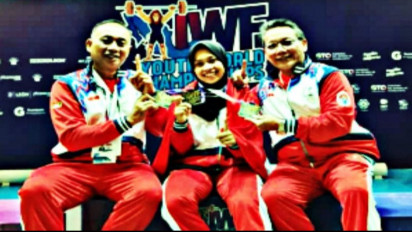 Mengharukan dan Membanggakan, Atlet Angkat Besi Putri Indonesia Luluk Diana Raih Gelar Juara Dunia Remaja IWF 2022