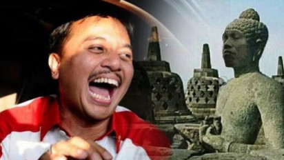 Ejekan Brutal Roy Suryo, Bagikan Meme Patung Buddha Berwajah Mirip Jokowi di Twitter, Netizen Pro Jokowi Banyak yang Ngamuk