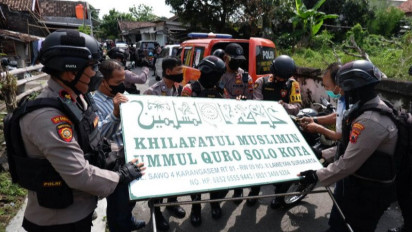 Polisi Tetapkan 23 Tersangka Kasus Konvoi Khilafatul Muslimin
