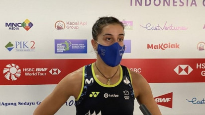 Masih Cedera, Carolina Marin: Saya hanya Ingin Menikmati Main di Istora Senayan