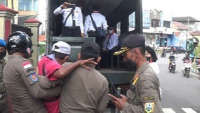 Petugas Gabungan di Kab. Semarang Tertibkan Pengemis dan Gelandangan