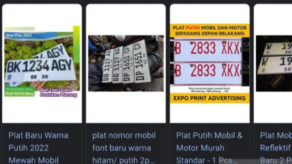 Penggunaan Pelat Nomor Putih untuk Kendaraan Ditargetkan Pertengahan Juni