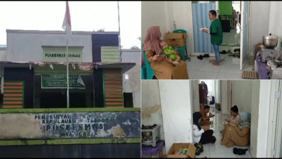 Cerita Tenaga Kesehatan di Pulau Terluar NKRI, Aktivitas Rumah Tangga Perawat Sekaligus Berfungsi sebagai Ruang Rawat Inap Puskesmas