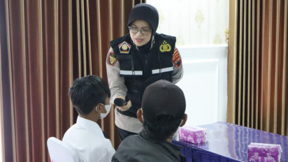 Ini yang Dilakukan Satlantas Polres Purbalingga kepada Anak-anak Pelanggar Lalu Lintas