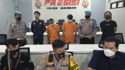 Yes! 2 Orang Pelaku Pengeroyokan Wartawan Online di Sukabumi Ditangkap