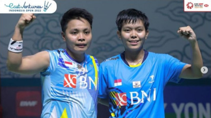 Indonesia Open 2022, Ganda Putri Indonesia Apriyani Rahayu/Siti Fadia Silva Gagal Melaju Ke Semifinal