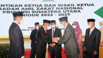 Gubsu Harap Potensi Zakat Sumut Mencapai Rp 8 T dapat Dikelola Maksimal