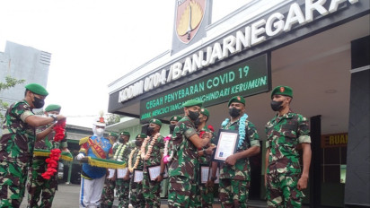 Optimalkan Pembangunan Papua, Kodim 0704 Banjarnegara Lepas Anggota Bintara Otonomi Khusus