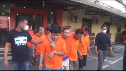 Satreskrim Polrestabes Medan Amankan 107 TSK Kasus Kejahatan Jalanan