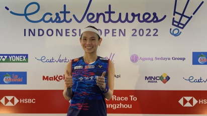 Pebulu Tangkis Taiwan Tai Tzu Ying Juara Tunggal Putri Indonesia Open 2022 Usai Kalahkan Wakil China Wang Zhi Yi