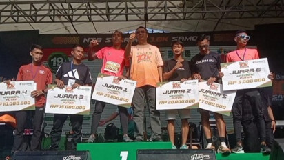 Lomba Lari Marathon 10K Samota Digelar untuk Sambut MXGP 2022 dan Promosi Wisata, Ribuan Peserta Ambil Bagian
