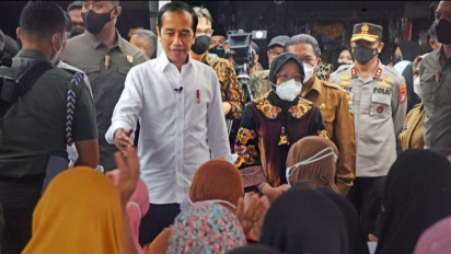 Luhut Binsar dan Zulkifli Hasan Minta Waktu Satu Bulan Turunkan Harga Minyak Goreng, Presiden Jokowi: Secepatnya