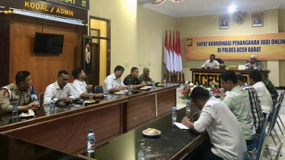 Menjawab Keluhan Warga, Polres Aceh Barat akan Razia 76 Titik Tempat Judi Online