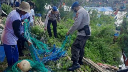 Gunakan Jaring Trawl, 3 Nelayan Asal Rembang Ditangkap di Perairan Pati