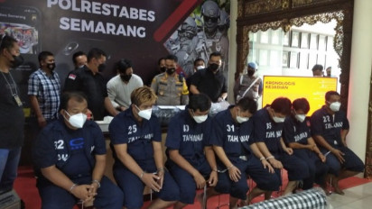Polrestabes Semarang Ringkus Sindikat Pencuri Ratusan Gulung Kain Impor Senilai Rp1,1 Miliar, Begini Modusnya