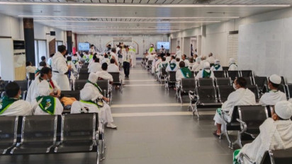 Sebanyak 79 Penerbangan Haji dari Bandara Soekarno-Hatta Sudah Diberangkatkan Mengantar 20.475 Jemaah Haji ke Tanah Suci