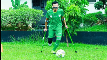 Timnas Sepakbola Amputasi Siap Tampil di Piala Dunia, Ini Ujay Sang Juru Gedor