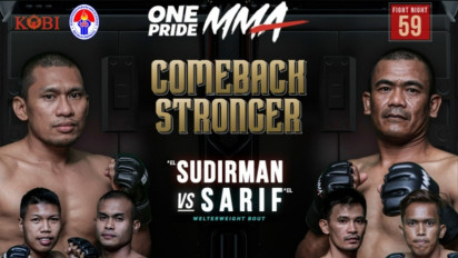 Gantikan Ahong, Sudirman Akbar Yakin Lebih Siap Hadapi Fight Night 59 OnePride