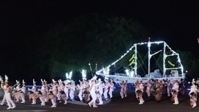 Absen 2 Tahun Akibat Pandemi, Parade Surya Senja Sambut Pelepasan Taruna AAL Kembali Digelar