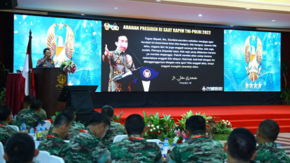 Dihadapan Dansat, Kapolri Tekankan Sinergitas TNI-Polri Harga Mati Demi Wujudkan Indonesia Emas 2045