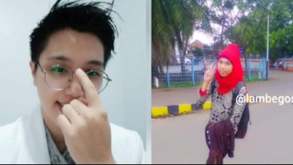 Beredar Potret Lawas Perempuan Lesbian Ahnaf Arrafif, Netizen Salah Fokus dengan Hijabnya: Lagi Endorse Nasi Tumpeng?