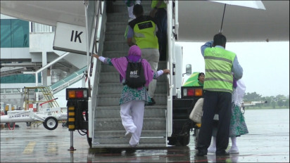 Sempat Positif Covid-19, JCH Makassar Berangkat ke Tanah Suci