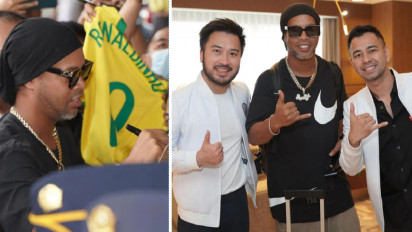 Ronaldinho Tiba di Jakarta, Jalani Kegiatan Promosi dan Pertandingan Ekshibisi