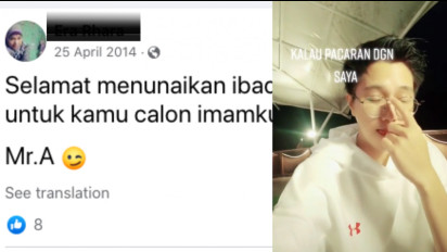 Pria Jadi-Jadian Ahnaf Arrafif Dulunya Perempuan Tulen, Sering Unggah Status Bucin: Selamat Salat Jumat Kamu Calon Imamku