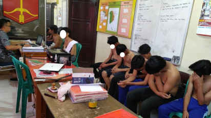 Serang Sekolah saat Penerimaan Raport, 8 Oknum Siswa Diamankan Polisi