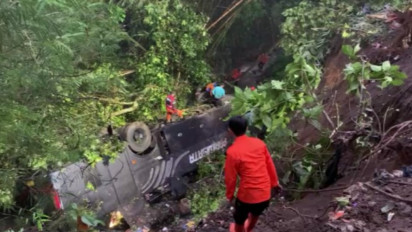 Kapolres: Sopir Bus Pariwisata yang Masuk Jurang di Tasikmalaya Mengantuk