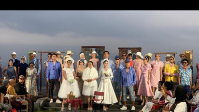 Bangkit dari Pandemi, Desainer Jogja Gelar Fashion Show Lurik