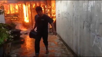 6 Unit Rumah Warga di Padangsidimpuan Ludes Terbakar