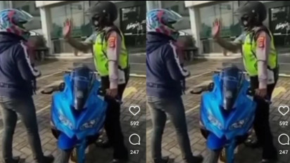 Usai Viral TikTok Motor Ditilang Baru Keluar Dealer, Pengendara Klarifikasi Minta Maaf