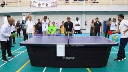 208 Atlet Ikuti Turnamen Tenis Meja Binjai Open