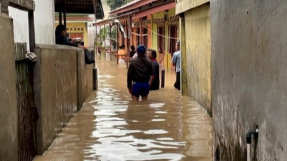 Ratusan Rumah di Muara Enim Terendam Banjir
