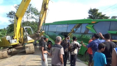 Kronologi Kecelakaan Calon Jemaah Haji Merangin di Batanghari, Polisi: Ban Bus Selip