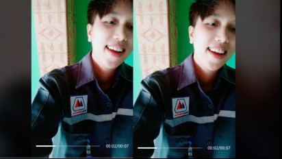 Potret Ahnaf Arrafif Pake Seragam Abu-Abu Lengkap dengan ID Card, Netizen Ngakak: Lagi Cosplay Jadi Pengusaha Batu Bara, Bajunya Beli Dimana?