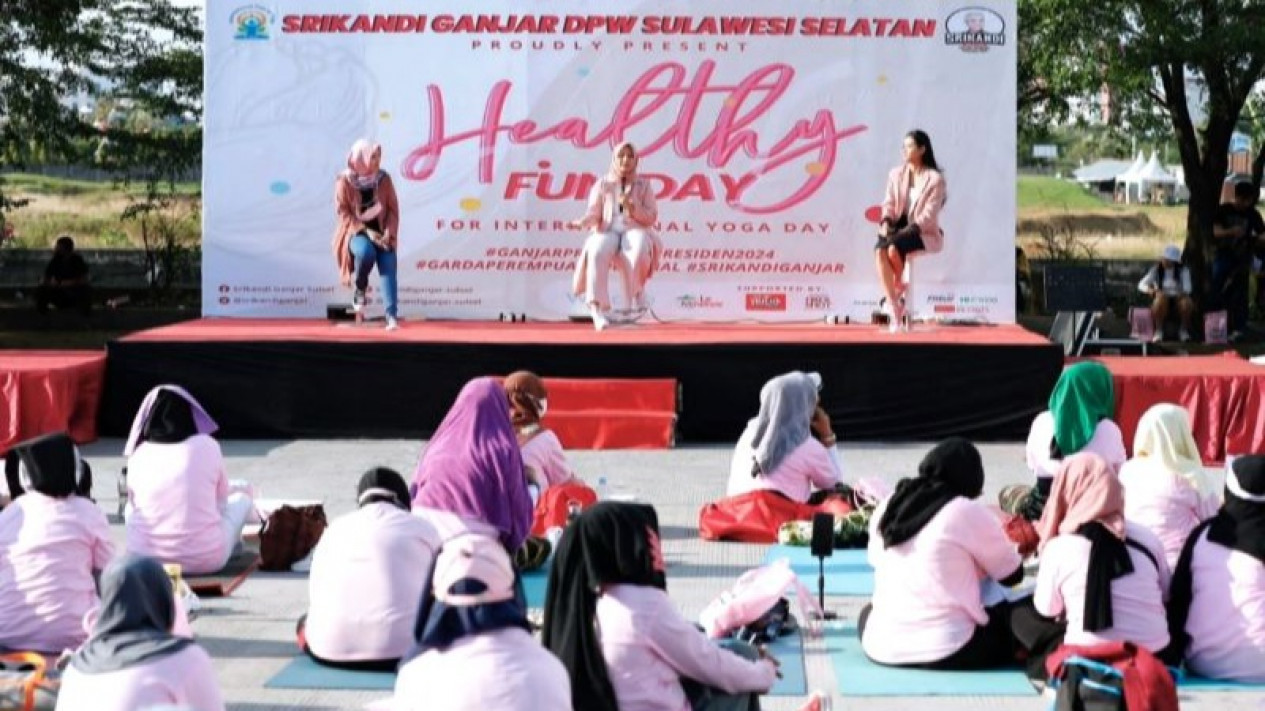 Srikandi Ganjar Garap Kalangan Milenial di Sulsel, Targetkan Pemenangan Pilpres 2024
            - galeri foto