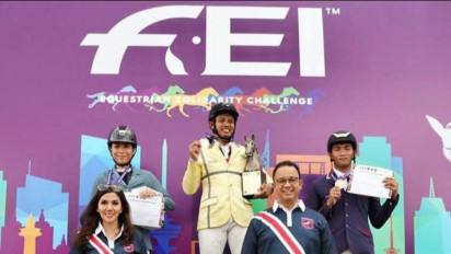 Jakarta International Equestrian Park Asah Persiapan Atlet Berkuda untuk Asian Games