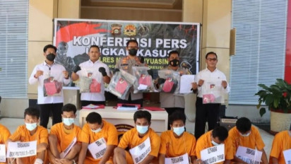 Dedicated! Satreskrim Polres Muba Ringkus Komplotan Pembunuh Bayaran di Wilayahnya