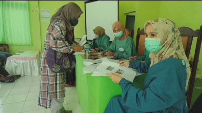 Jelang Pemberangkatan, 107 JCH Sinjai Jalani Swab Test Covid-19