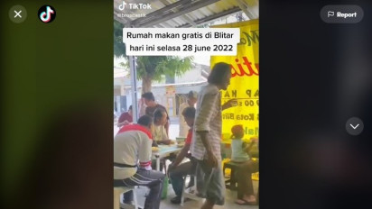 Viral! Sebuah Rumah Makan Gratis di Blitar Perbolehkan Siapapun untuk Makan Disana dan Ikut Bersedekah