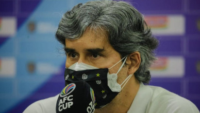 Pelatih Stefano "Teco" Cugurra Tetap Optimis Bali United akan Lolos Babak Semifinal Piala AFC 2022 Zona ASEAN