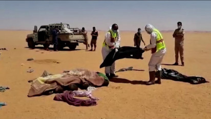 Miris! Sebanyak 20 Imigran Gelap Ditemukan Tewas di Gurun Pasir Libya Usai Dilaporkan Hilang Selama 2 Minggu