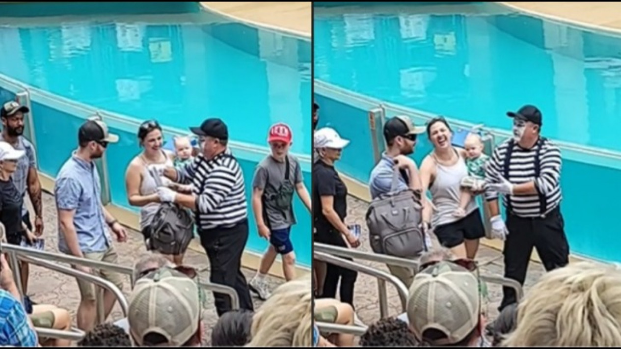 Takjub! Pria Berdandan Badut Ini Sentil Kelakuan Suami Terhadap Istrinya, Bikin Netizen Terwakili
            - galeri foto