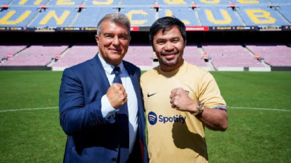 Presiden Barcelona Senang Sambut Kedatangan Bintang Filipina, Pacquiao