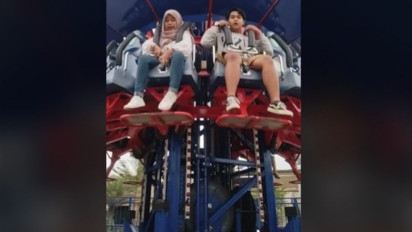 Auto Panik! Pengunjung Naiki Wahana Permainan Seperti Hysteria, Mengira Sudah Selesai dan Lepas Sabuk Pengaman Ternyata Naik Lagi